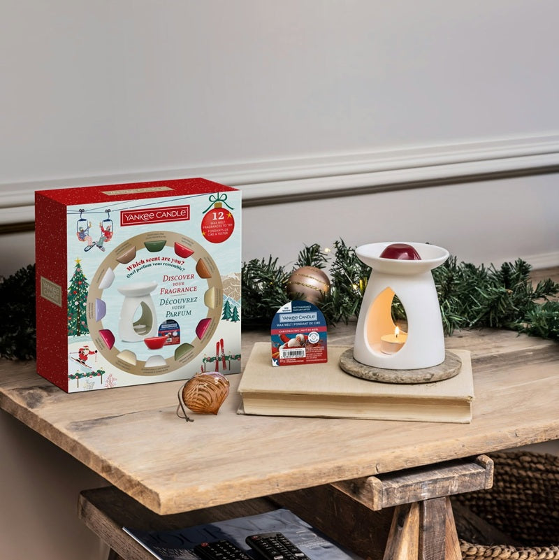 Yankee Candle Coffret 12 tarts + Brûleur Après Ski Collection