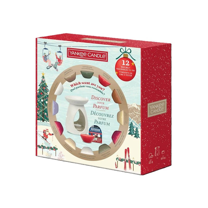 Yankee Candle Coffret 12 tarts + Brûleur Après Ski Collection