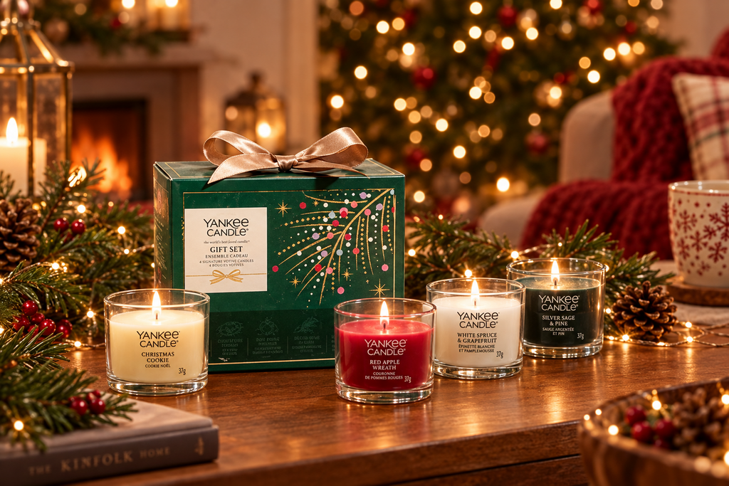 Yankee Candle Coffret 4 filled votive Moments Collection